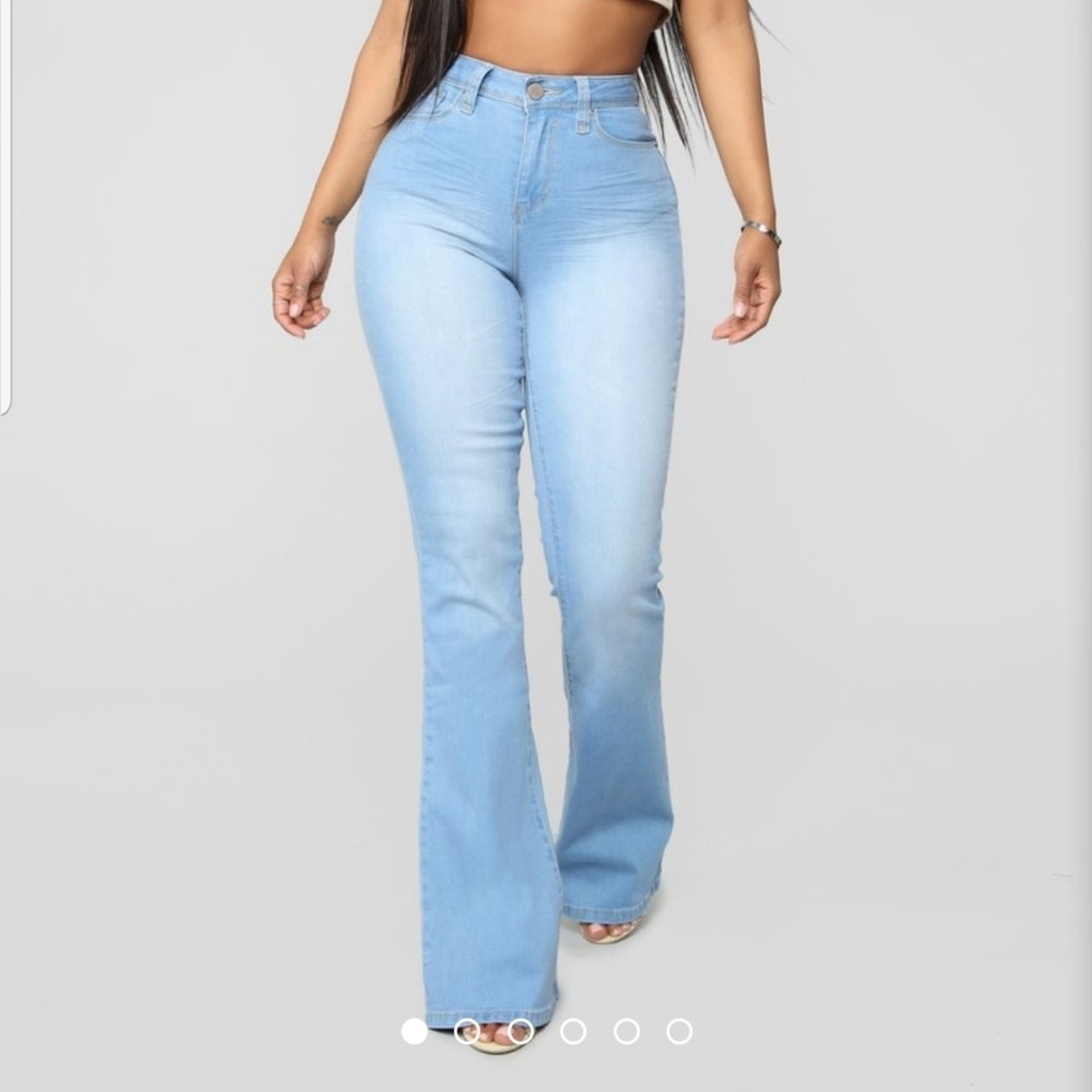Flared jeans